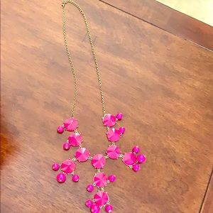 Costume jewelry good condition hot pink and gold